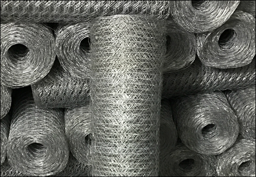 Stainless Chicken Wire, SS304 3/4" x 3/4", roll of 100 ft